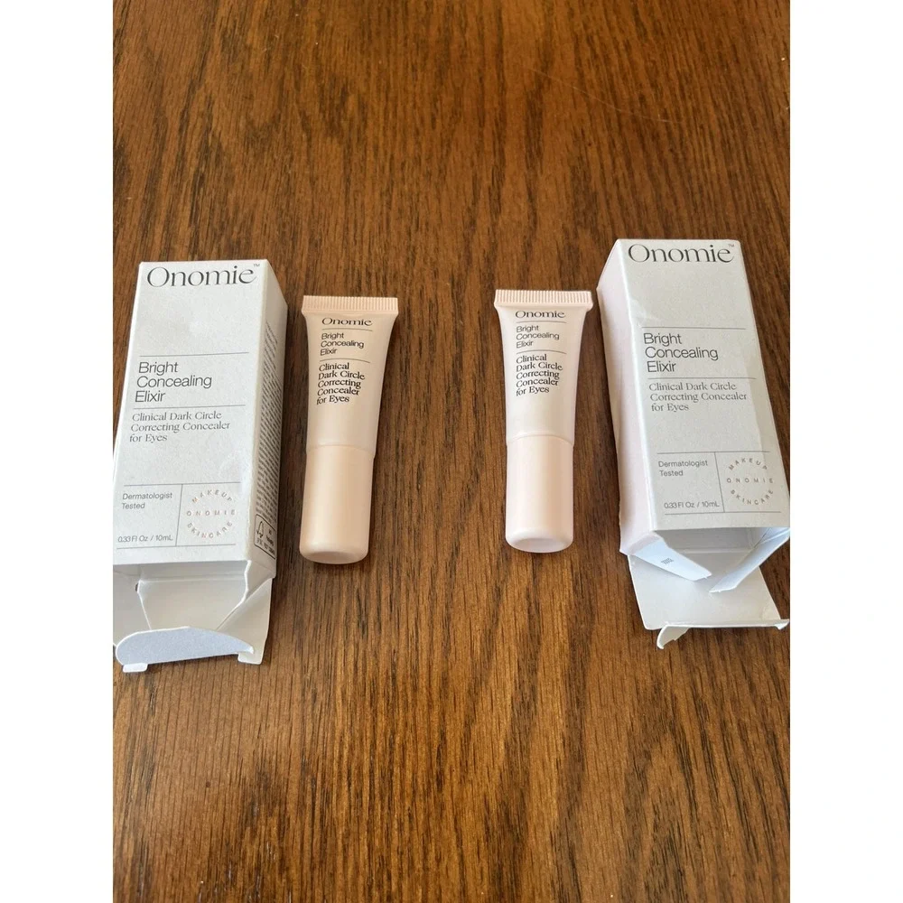 ONOMIE Bright Concealing Elixir Dark Circle, Shade 8: Anning, 10g, 2 Tubes